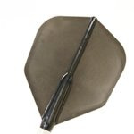 COSMO DARTS Plumas fit Flight Air Shape d-Negra