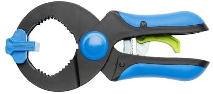 Högert Technik - Serre-joint à cliquet 200 mm - Serre-joint avec blocage à cliquet - Pour la maison, le jardin, la voiture - Serrage doux et agréable - Serrage puissant