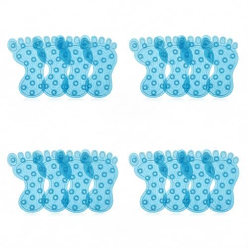 HAC24 16 Stück Anti-Rutsch Pads für Dusche & Badewanne rutschfeste Duschpads mit Saugnäpfen Badematte Duschmatte