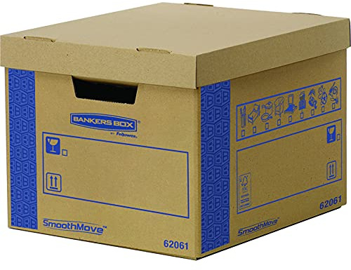Bankers Box Fellowes SmoothMove Prime Caisse de Déménagement