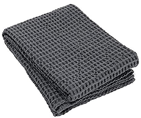 blomus Badetuch -Caro- | Handtuch 70 x 140 cm | 100% Baumwolle | Farbe Magnet | weich & saugstark