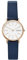 Skagen Signatur Uhr für Damen, Quarzwerk mit Edelstahl- oder Lederarmband, Blau und Weiß, 30MM