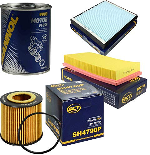 Original SCT Inspektionspaket Filter Set + Motor Flush Motorspülung 11583757