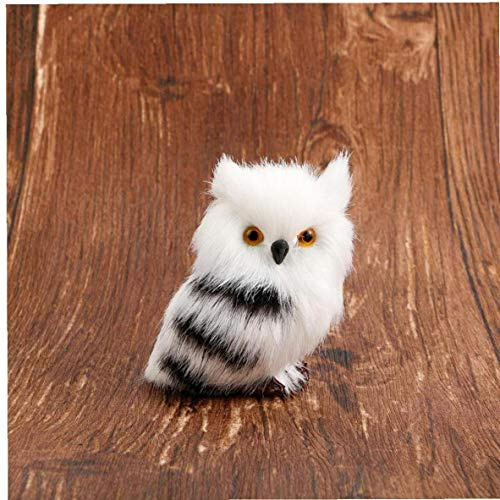 Hibou Hibou 1pc Oiseaux De Noël Ornement De Noël Artificiels Artisanat Oiseaux Décoration Fée Jardin Ornement Miniatures Figurine