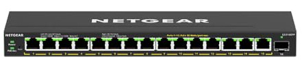 NETGEAR 16-Port PoE Gigabit Ethernet Plus Switch (GS316EPP) - Managed With 15 X PoE+ @ 231W, 1 X 1G SFP Port, Desktop/Wall Mount