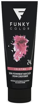 FUNKY COLOR COLD PINK 24, halvpermanent hårfärg