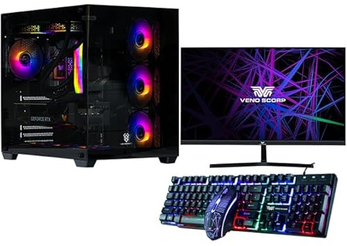 Veno Scorp Gaming PC 24 100Hz 1MS Bundle Intel Core i7 13700KF ASUS RTX 4080 16GB GPU • Corsair 32GB 5600MHz DDR5 • 2TB NVMe SSD • 850W PSU GOLD • Nemesis Case & Liquid Cooling • WIFI • Windows 11
