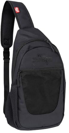 Fox Rage Single Strap Rucksack 25x10x42cm - Angeltasche, Kunstködertasche zum Spinnfischen, Tasche