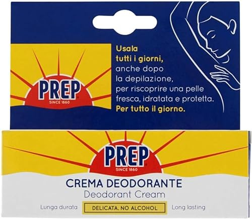 Prep Deodorante In Crema No Alcool 35 ml.Tubetto SET DA 12 PEZZI