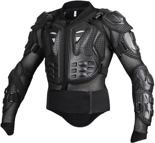 Kcolic Armadura De Cuerpo Completo para Motocicleta, Equipo De Protección, Chaqueta, Deportes Callejeros Profesionales, Camiseta De Carreras De Motocross, Protector De Chaqueta A,M.