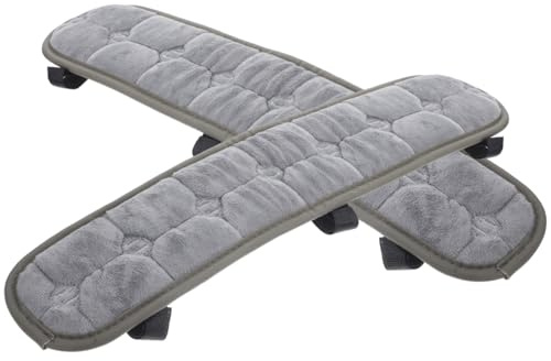 Parliky Armlehnenpolster Für Stühle 45X4X0.4 Zoll Elastische Stuhl Armlehnenbezüge Weiche Armlehnenauflagen Für Büro Esszimmer Gamingstuhl Komfortables Sitzmöbel Zubehör