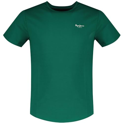 Pepe Jeans T-Shirt Homme, Vert Pop, Medium