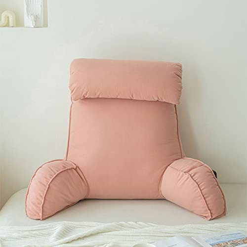 Lesekissen für Bett, Rückenstütze mit Nacken-Armstütze, perfekt zum Sitzen, Lesen, Gaming-Stuhlkissen mit Armen und Kopfstütze, 75 x 40 x 58 cm
