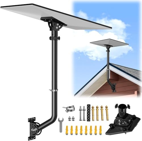 Supporto a parete lungo per Star link, kit di montaggio regolabile con inclinazione di 160°, supporto a parete/tetto da 24 pollici, compatibile con le antenne Star link V3 Standard ed Enterprise