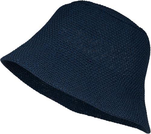 styleBREAKER Damen Fischerhut Papierstroh Sonnenhut | Atmungsaktiv, faltbar für unterwegs, 6 cm Krempe als Sonnenschutz, elastisches Schweißband, Zugband für 55-58 cm Kopfumfang