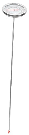 ifundom Präzisionsthermometer für Kompost und Bodentemperatur Edelstahl Sonde 0-120℃ ±2℃ für Hausgarten und Gewächshaus