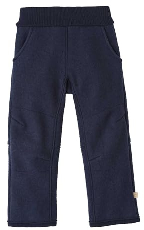 Disana Walk-Hose Kinder - 100% Bio-Merino, Wollwalk – atmungsaktiv & extra warm - Unisex Gr. 86 – 140 - nachhaltig & fair – super robust, mit elastischem Bund - Made in Germany