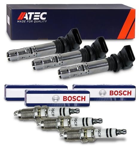 ATEC Germany 3x Zündspule + 3x Zündkerze