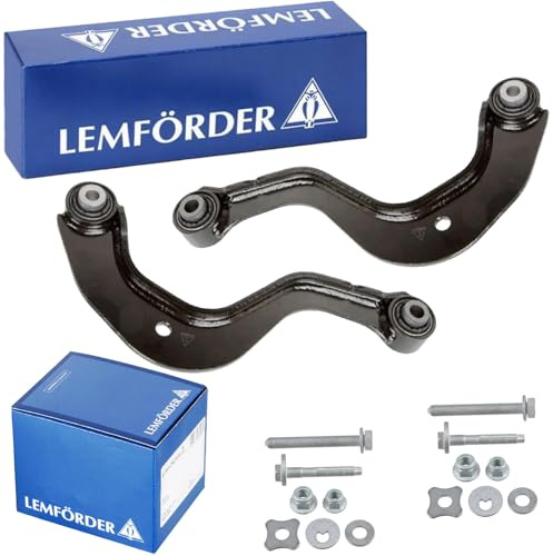 2x Lemförder Quelenker+Schrauben hinten oben | 3546301+3891001 passend für Golf 5+6 Passat B6/7