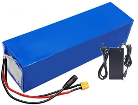 Batteria Al Litio Da 48 V 15 Ah Per Bici Senza Pedali, Biciclette Elettriche, Monopattini Con Protezione BMS, Pacco Batteria Ricaricabile Agli Ioni Di Litio 13S3P Per Ebike. T+SM