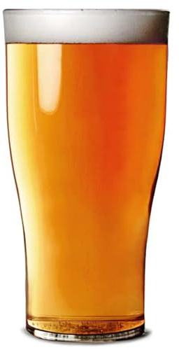 Elite Polycarbonate Tulip Half Pint Tumblers CE 10oz / 285ml - Set of 4 - Plastic Beer Glasses