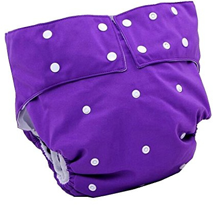 LukLoy Damen Erwachsenenwindel, aus Stoff, mit Inkontinenzeinlage, Tasche mit doppelter öffnung, verstellbare Größe, waschbar und wiederverwendbar, auslaufsicher