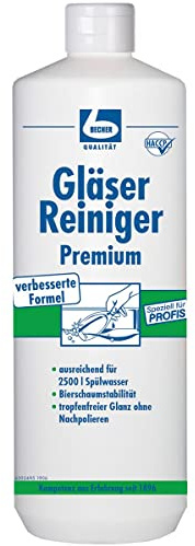 Dr. Becher Gläser Reiniger mit medizinischem Handschutz