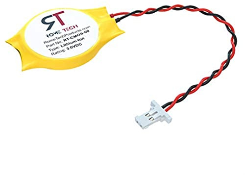 Rome Tech BIOS CMOS RTC CR2032 Lithium 3V Coin Battery for Dell Alienware Alpha & Alienware Steam Machine Desktop Yellow Light Fix - CR2032CL-23-2