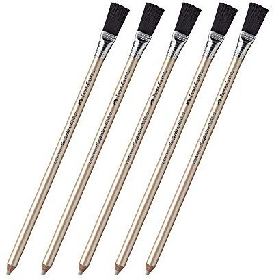 Faber-Castell Perfection Matita-gomma 5 x 7058b con pennello.