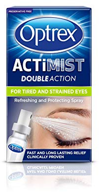 Optrex Actimist 10 ml Eye Spray - Relieves Tired, Strained, Dry Eyes, Reduces Moisture Loss, Provides Fast Cooling And Long-Lasting Relief For Irritations & Inflammations