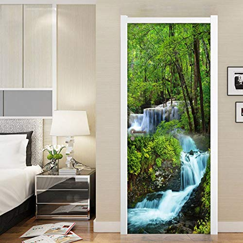 NSDX Türtapete Selbstklebend Natur Landschaft 3D Foto Wallpaper Türaufkleber wasserdichte Selbstklebende Tür Dekoration Aufkleber Wandbild Wallpaper 3D