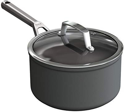 Ninja Foodi ZEROSTICK Saucepan 16 cm, Hard Anodized Aluminium, Non-Stick Coating, Induction Compatible, Dishwasher Safe