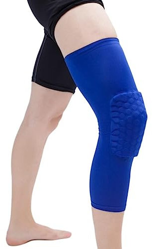 ZONTO Knee pads 1 Pair Pack Basketball Knee Pads Honeycomb Knee Pads Elastic Knee Pads Foam Support Volleyball Pads-Blue,M