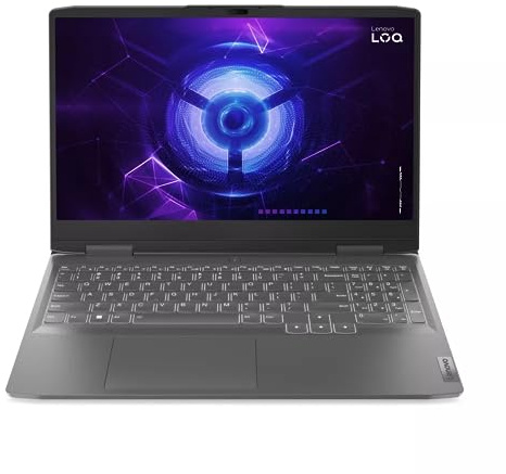 Lenovo LOQ Gaming - 2023 - Laptop da gioco quotidiano, scheda grafica NVIDIA GeForce RTX 3050, display FHD da 15,6, memoria da 16 GB, memoria da 1 TB, Intel i5-13420H di 13a generazione, grigio