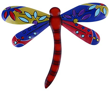Cabilock Iron Wall Decor Dragonfly Pendant Wall Art Outdoor Garden Metal Craft Home Ornament