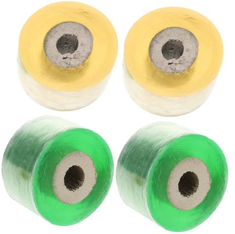 Hemobllo Veredelungsband für Obstbäume Dehnbares Pflanzenzubehör Transparentes PVC Veredelungsband Atmungsaktiv 4 Rollen Klebeband für Gartenveredelung