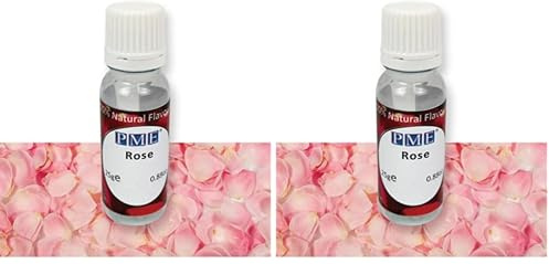PME 100% natürliches Rosenaroma, 25 ml (Packung mit 2)