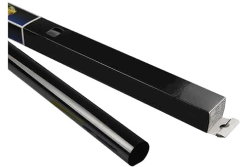 Tönungsfolie für Autofenster, Schwarz, Rolle, 15 % VLT Sonnenschutz, Tönungsfolie, Autoglas, Solar-UV-Schutz, Aufkleberfolien, 3 m x 50 cm