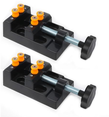 Lot de 2 pinces d'étau en plastique ABS pour travaux manuels, pour maintenir des objets de forme irrégulière en toute sécurité