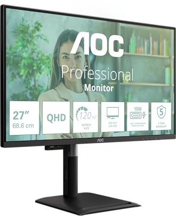 AOC Q27P4U 27 Zoll WQHD USB Hub Monitor