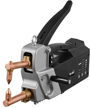 VEVOR Soudeuse par Points Portable pour Tôles 4 mm Épaisseur Poste de Soudage par Points Portatif Puissance d'Entrée 8,1 kVA Machine à Souder Compacte 4200 A Pistolet de Soudage Portatif avec Poignée