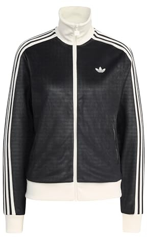 adidas Originals Classic Track - Giacca da donna, bianco e nero., XL