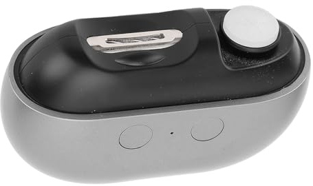 SIXRUN Ongles électrique, Lime à Ongles 2 Vitesses et Polisseur, avec Lumière Intégrée pour Soin des sécurisé (BLACK)