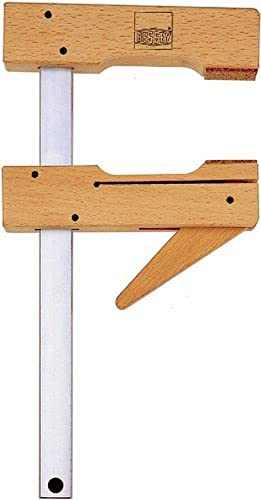 BESSEY Kle mmzwinge Holz-Kle mmy HKL20, Spannweite 200 mm Ausladung 110 mm, Presskorkauflagen für schonendes Spannen, Gewicht 0,32 Kg