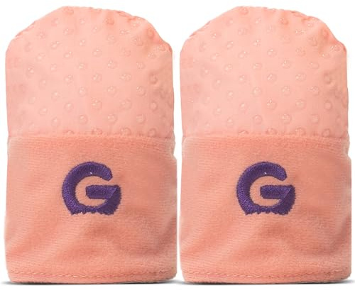 Gummee Glove Anti Scratch Teething Mittens Pink