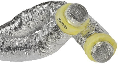Swiftair 8 200mm Acoustic Insulated ducting Hydroponics Ventilation Fan Hose Heat Recovery Hydroponics
