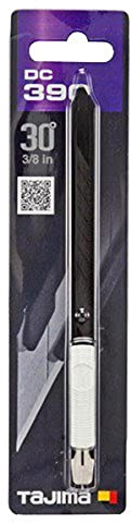 Tajima DC390B Cutter 9 mm 30° coudée, Noir/Blanc