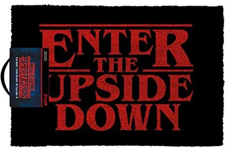 Pyramid International Stranger Things Enter The Upside Down unisex dörrmatta röd/svart
