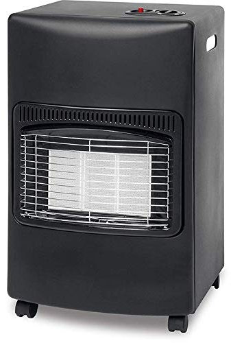 Stufa a Gas Teporus a infrarossi Nera 4200W