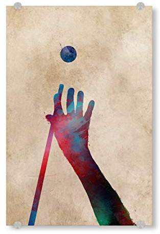artboxONE Acrylglasbild 150x100 cm Sport Bilard Sport Art Bild hinter Acrylglas - Bild Sport bilard Billard